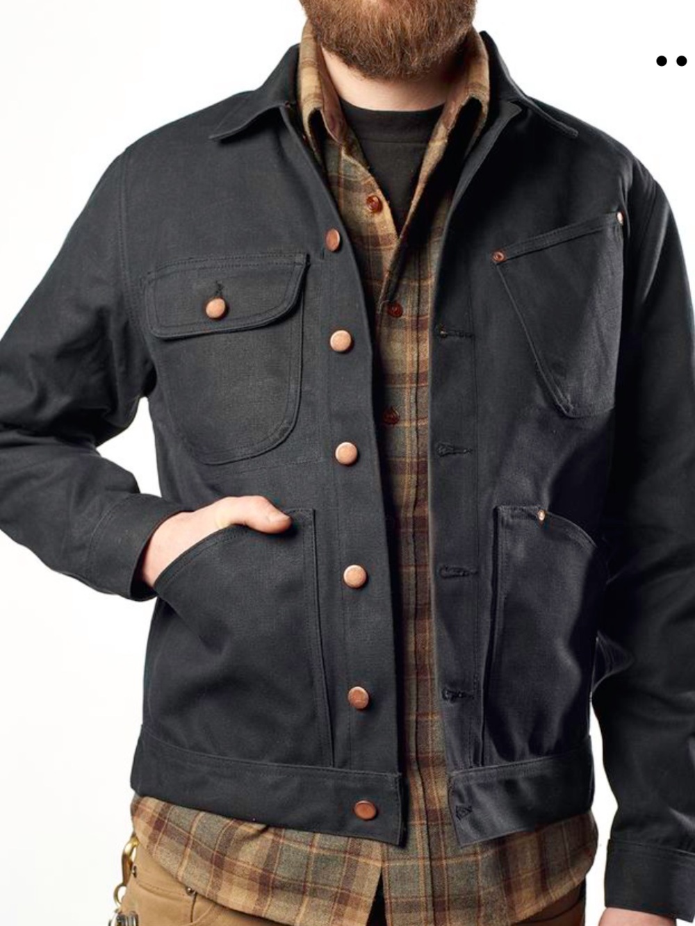 Mercy Supply Co ( Sidnaw )20 oz Waxed Canvas Jacket Size Medium Men’s - Picture 6 of 6